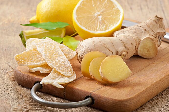 zenzero e limone per l'ingrandimento del pene